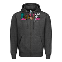 Charcoal Heather Love More Zipper Hoodie - SublimationCraftShop