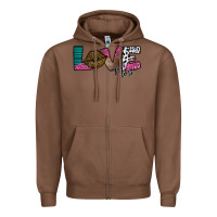Chestnut Love More Zipper Hoodie - SublimationCraftShop