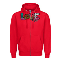 Red Love More Zipper Hoodie - SublimationCraftShop