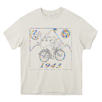 Cream Bicycle Day 1943  LSD Acid Trip  Druffi gift Heavy Core Tee - minhPixels