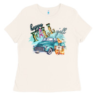 Bone Happy Fall YALL Pumpkin Truck Shirt Ladies Tee - Bettercallsaul