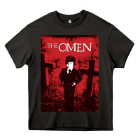 Asphalt The Omen Horror Movie Heavy Core Tee - minhPixels