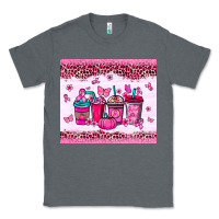 Charcoal Heather Breast Cancer coffee cups Classic Tee - NancyCooperArtShop