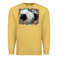 Antique Gold sports soccer background Premium Sweatshirt - Artiststas