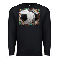 Black sports soccer background Premium Sweatshirt - Artiststas
