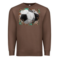 Chestnut sports soccer background Premium Sweatshirt - Artiststas