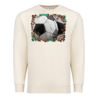 Sandshell sports soccer background Premium Sweatshirt - Artiststas