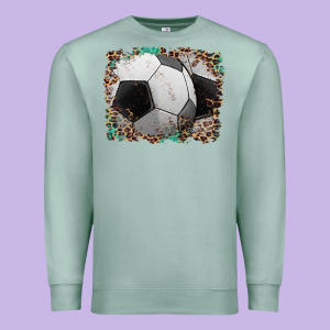 Sports Soccer Background Premium Sweatshirt Designed By Artiststas