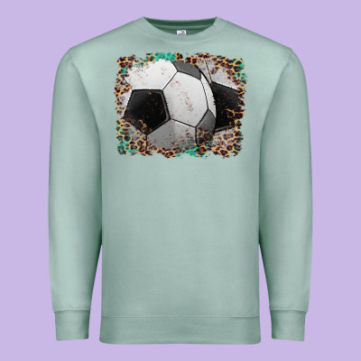 Sports Soccer Background Premium Sweatshirt Designed By Artiststas