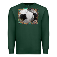 Sports Green sports soccer background Premium Sweatshirt - Artiststas