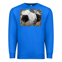 True Royal sports soccer background Premium Sweatshirt - Artiststas