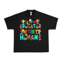 Black Educator of tiny humans Urban Heavy Tee - RanaPortraitStore