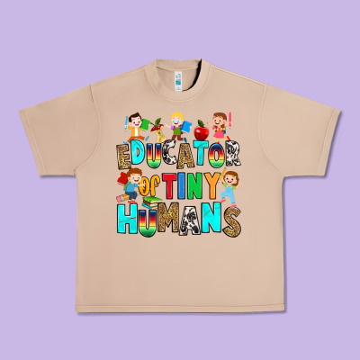 Educator Of Tiny Humans Urban Heavy Tee Designed By Ranaportraitstore