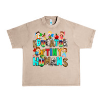 French Oak Educator of tiny humans Urban Heavy Tee - RanaPortraitStore