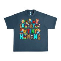 Midnight Navy Educator of tiny humans Urban Heavy Tee - RanaPortraitStore