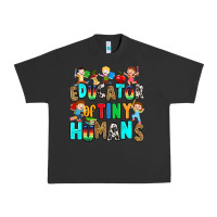 Pigment Black Educator of tiny humans Urban Heavy Tee - RanaPortraitStore