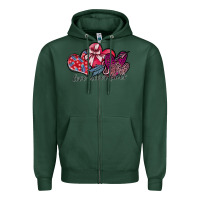Sports Green love never fails Zipper Hoodie - SublimationCraftShop