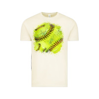 Vintage Arctic Softball background Vintage Tee - HowdyJamesFarm