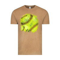 Vintage Camel Softball background Vintage Tee - HowdyJamesFarm