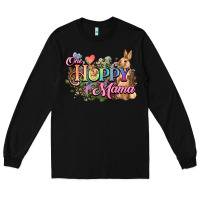 Black One hoppy mama easter day Long Sleeve Tee - HowdyJamesFarm