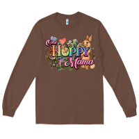Chestnut One hoppy mama easter day Long Sleeve Tee - HowdyJamesFarm
