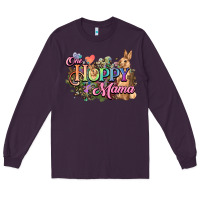 Plum One hoppy mama easter day Long Sleeve Tee - HowdyJamesFarm