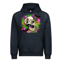 Navy halloween skull Urban Hoodie - AdoDesignShop