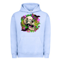 Pigment Grape Ice halloween skull Urban Hoodie - AdoDesignShop