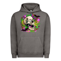 Pigment Tornado halloween skull Urban Hoodie - AdoDesignShop