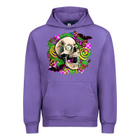 Tulip halloween skull Urban Hoodie - AdoDesignShop