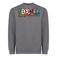 Storm Teacher Cryons Kids Caffeine Heavyweight Sweatshirt - CowhideDigitalArt