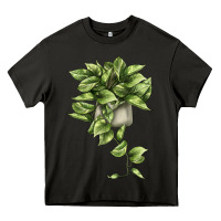 Asphalt Golden Pothos Heavy Core Tee - LillyAllenDesigns