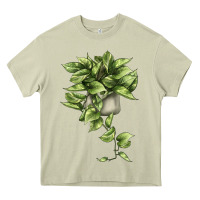 Mossy Golden Pothos Heavy Core Tee - LillyAllenDesigns