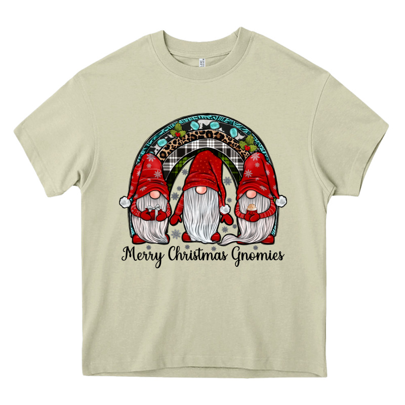 Merry Christmas Gnomes Rainbow Heavy Core Tee by JahusDesignShop | Teevron