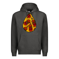 Charcoal Heather african masks teardrop  5 Premium Hoodie - BundleAndBundleShop
