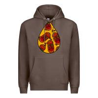 Coffee african masks teardrop  5 Premium Hoodie - BundleAndBundleShop