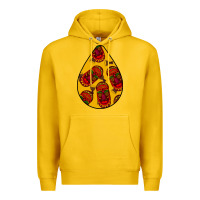 Lemon african masks teardrop  5 Premium Hoodie - BundleAndBundleShop
