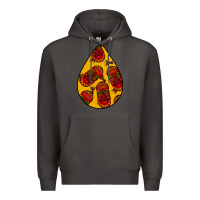 Smoke african masks teardrop  5 Premium Hoodie - BundleAndBundleShop