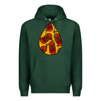Sports Green african masks teardrop  5 Premium Hoodie - BundleAndBundleShop