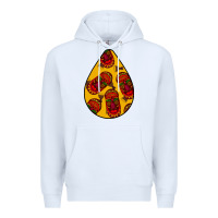 White african masks teardrop  5 Premium Hoodie - BundleAndBundleShop