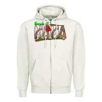 Oatmeal Heather baseball mama Zipper Hoodie - SublimationCraftShop