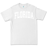 White Florida Crewneck Sweatshirt Sports College Style State Gifts Premium Tee - minhPixels