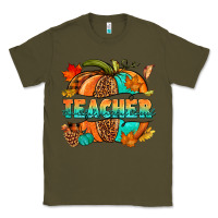 Army Green Teacher pumpkin Classic Tee - NancyCooperArtShop