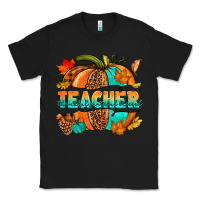 Black Teacher pumpkin Classic Tee - NancyCooperArtShop