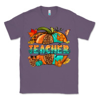 Lavender Teacher pumpkin Classic Tee - NancyCooperArtShop