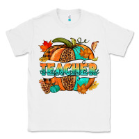 White Teacher pumpkin Classic Tee - NancyCooperArtShop
