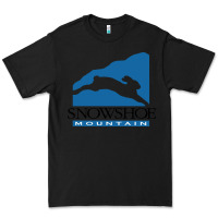 Black snowshoe mountain Premium Tee - minhPixels