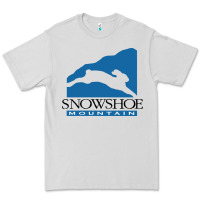 Dove Grey snowshoe mountain Premium Tee - minhPixels