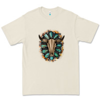 Bone Western Gemstone Bull Skull Premium Tee - Bettercallsaul