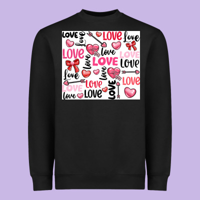 Love Heavyweight Sweatshirt Designed By Lillyallendesigns